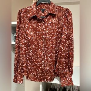 Ann Taylor floral blouse